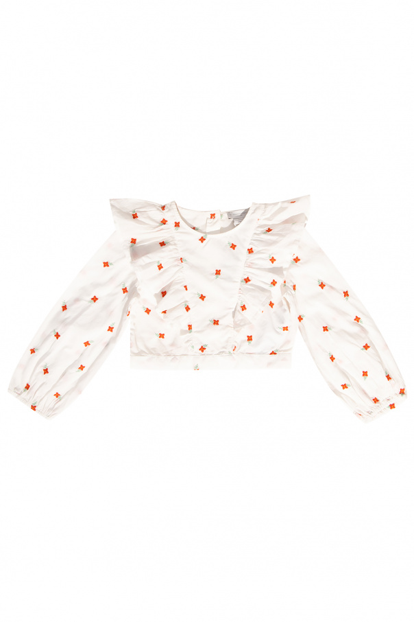 stella Pullover McCartney Kids Frilled top